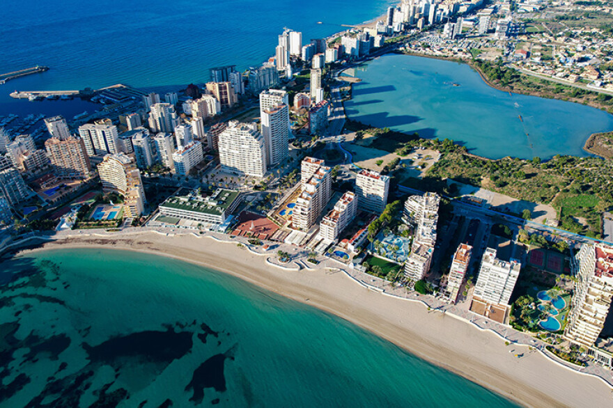 Plages de la ville de Calpe