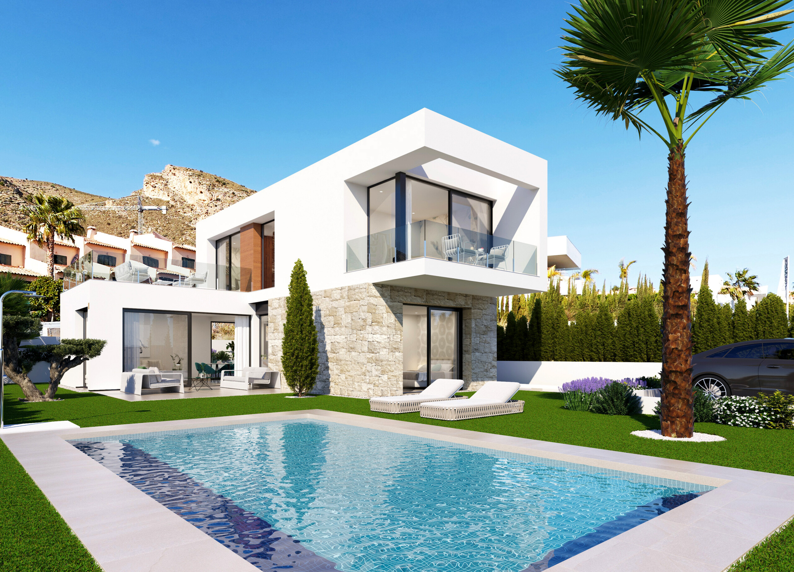 Promotion immobilière neuve à Finestrat Sierra Cortina : Seaview 6 (Villas individuelles)