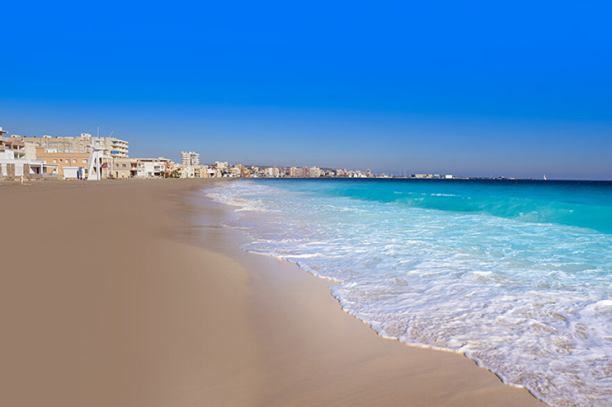 Les plages urbaines de Santa Pola